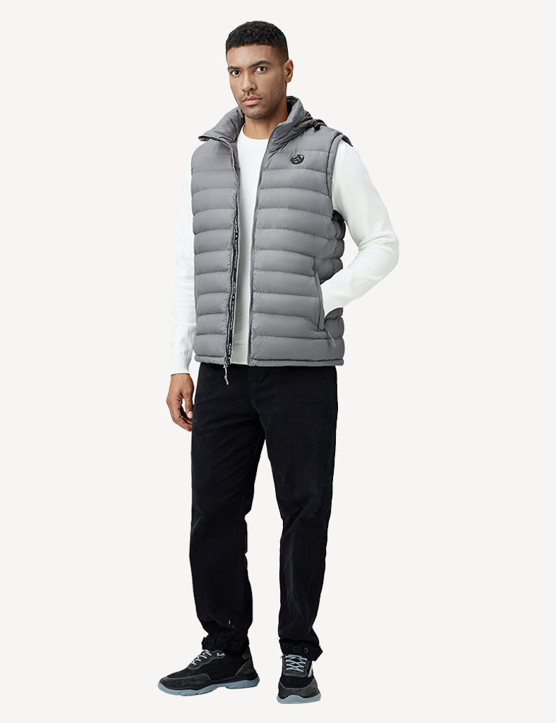 Men's Heated Vest with Retractable Heated Hood - store