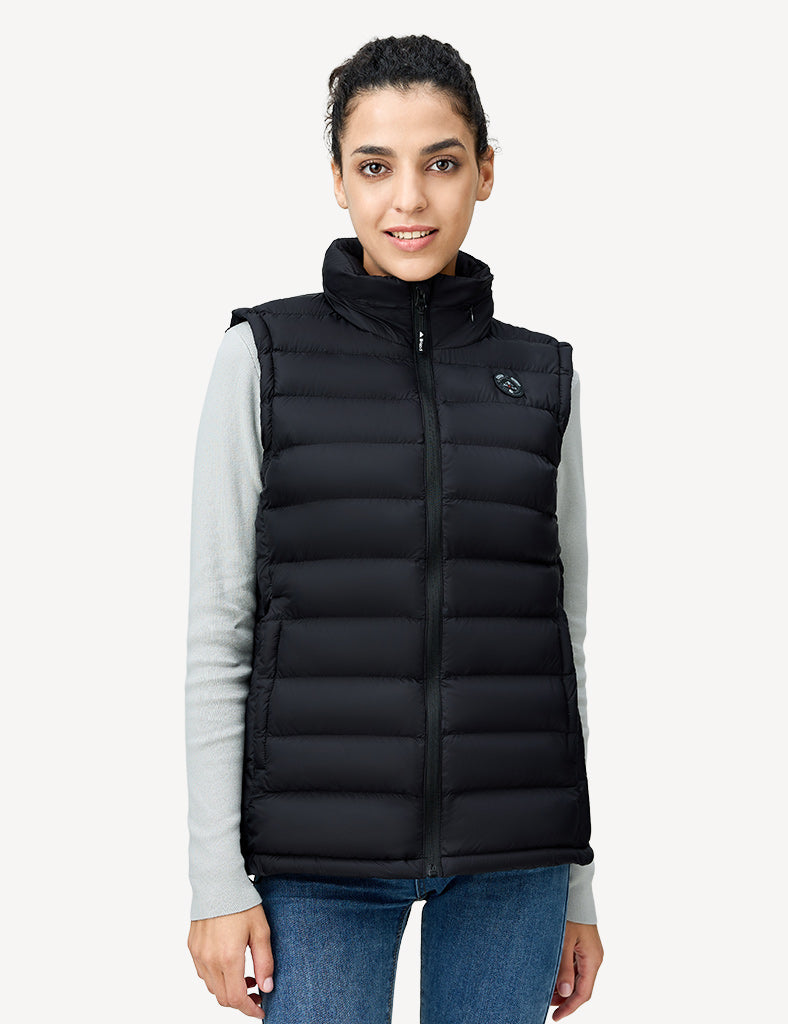 Heated Padded Vest for Women, Up to 10 Hrs of Heat